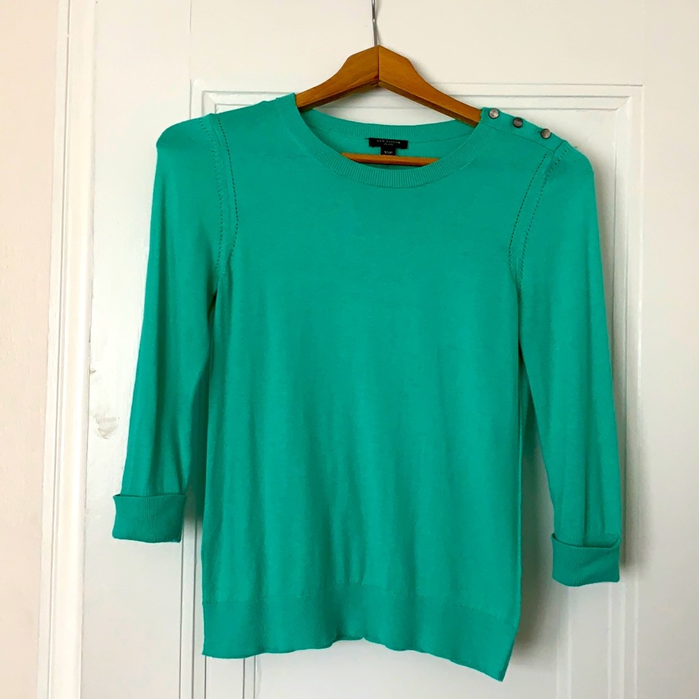 Mint green pullover sweater